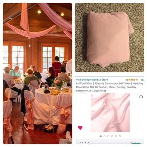 Dusty rose drapes 20 yards